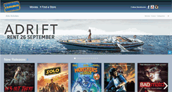 Desktop Screenshot of blockbuster.com.au